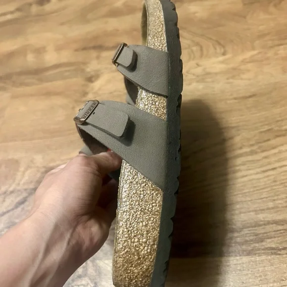 Birkenstock Taupe Mayari Cross-Strap Sandals - Picture 8 of 11